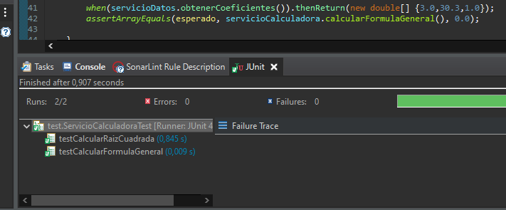 Prueba del doble de prueba Stub